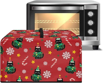 Microwave Ovens Dust Cover, Christmas Cat Polyester Waterproof Countertop - Image 2
