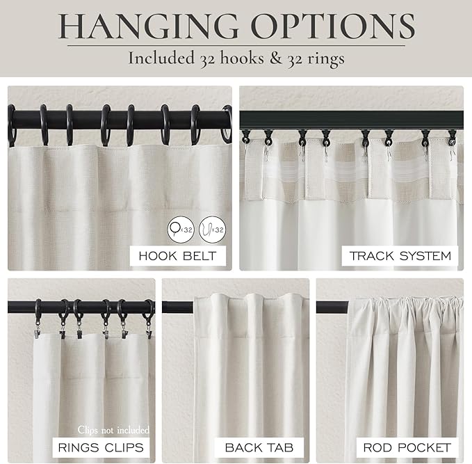 100% Blackout Curtains 92 Inches Long - Image 4