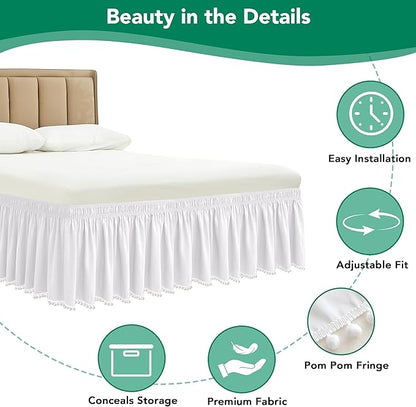Biscaynebay Wrap Around Bed Skirts - Image 8