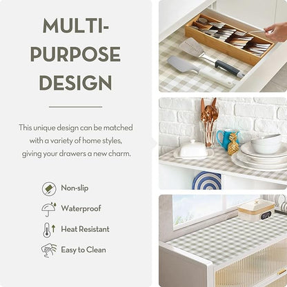Drawer and Shelf Liner for Kitchen Cabinet Liner Non-Adhesive Non-Slip Shelf - Image 6