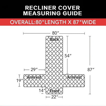 Easy-Going Recliner Chair Slipcover Reversible Sofa Cover Water Resistant Couch - Image 6
