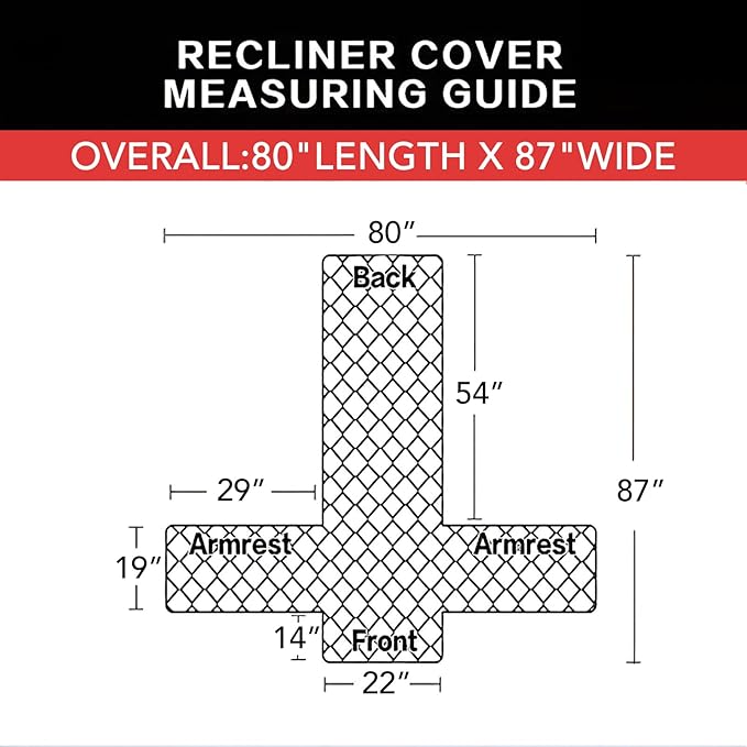 Easy-Going Recliner Chair Slipcover Reversible Sofa Cover Water Resistant Couch - Image 6