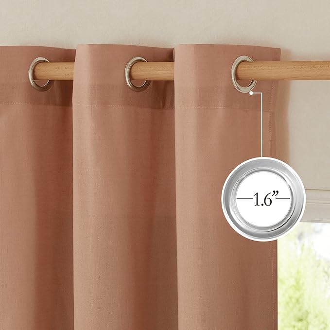 NICETOWN Linen Curtains 96 inches Long - Image 4