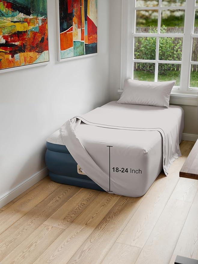 Air Mattress Sheet Set for Twin Size by CGKUnlimited