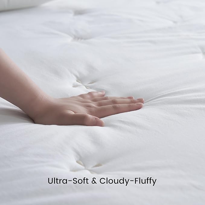Simple&Opulence Cooling Quilted Mattress Pad – Fitted Sheet Mattress Protector - Image 7