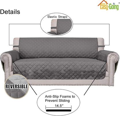 Easy-Going Sofa Slipcover Reversible Loveseat Sofa Cover Couch Cover - Image 3