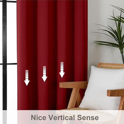 Gwine 24 Inch Length Kitchen Curtains Sets, Light Filtering Half Window Short - Image 8