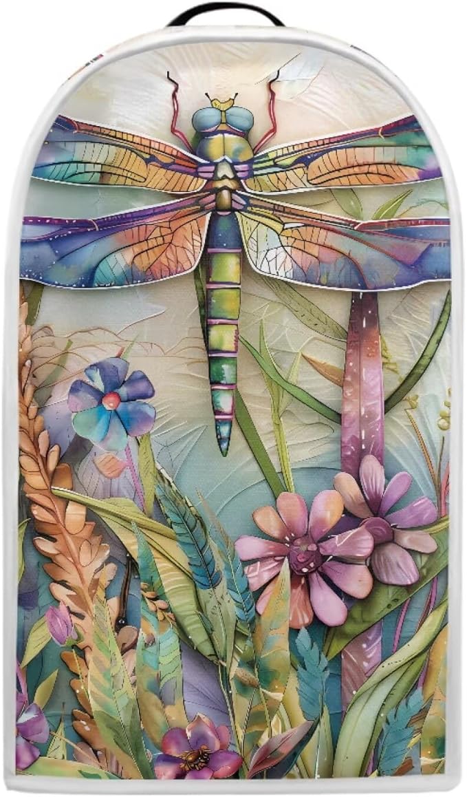 Floral Dragonfly Blender Dust Cover, Anti Fingerprint Polyester Stand Mixer or by YUVAMAGIMO