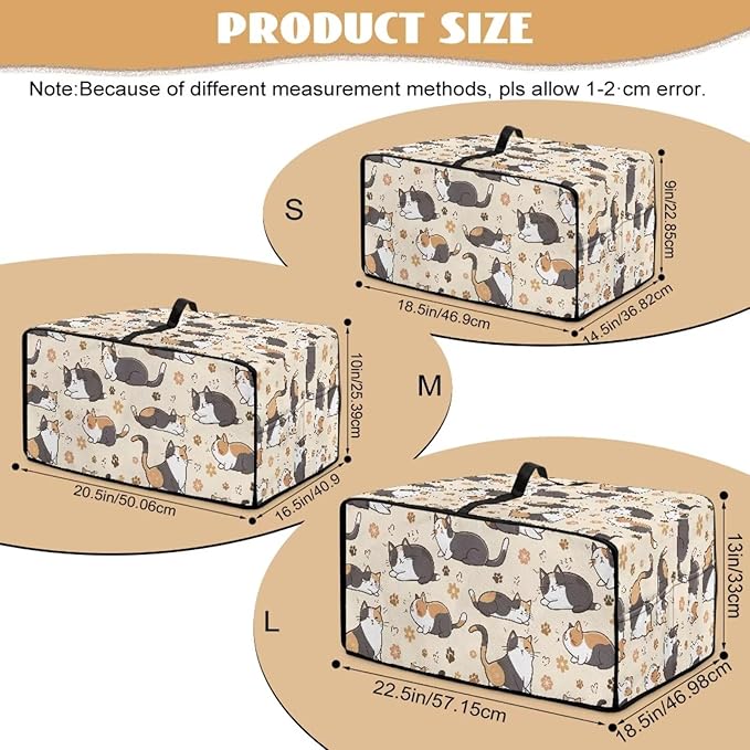Cute Cats Paw Floral Print Microwave Oven Cover Waterproof Dust-Proof Microwave - Image 7