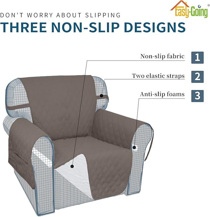Easy-Going Sofa Slipcover Loveseat Cover Waterproof Couch Cover Washable Sofa - Image 4
