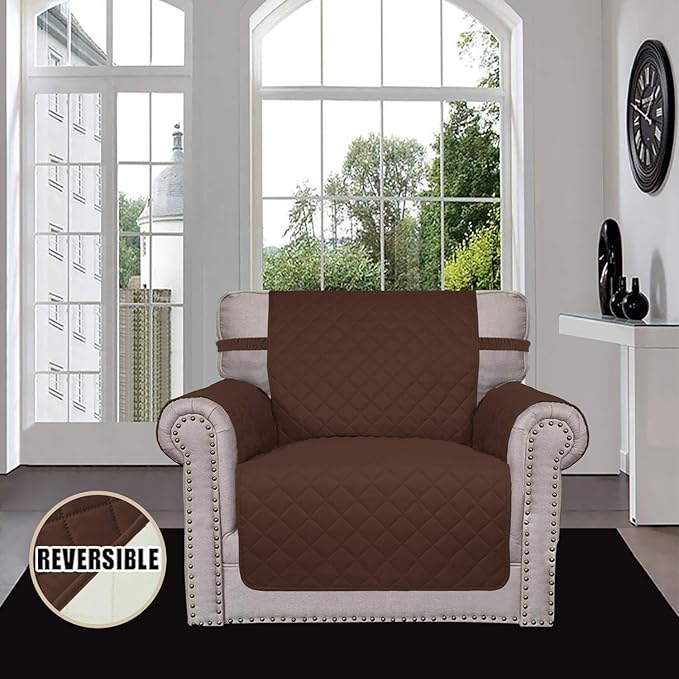 Easy-Going Chair Sofa Slipcover Reversible Sofa Cover Water Resistant Couch - Image 2