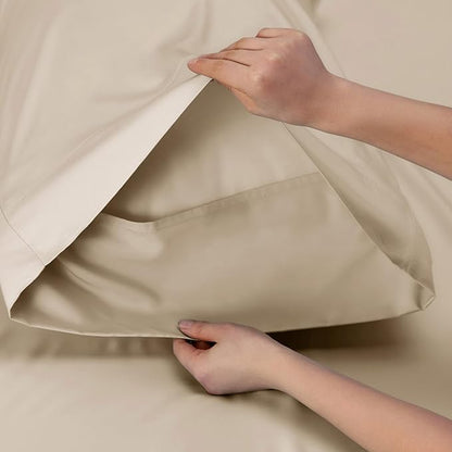 Bedsure King Size Sheet Set, Cooling Sheets King, Rayon Derived from Bamboo - Image 5