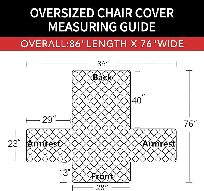 Easy-Going Oversized Chair Sofa Slipcover Reversible Sofa Cover Water Resistant - Image 6