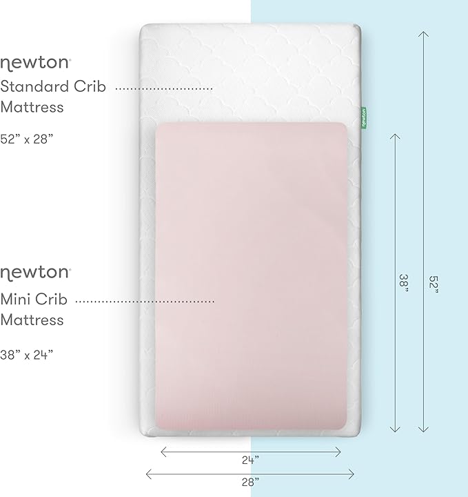 Newton Baby Fitted Mini Crib Sheets | Organic Muslin Cotton, Breathable & Soft - Image 2