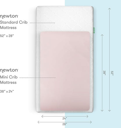Newton Baby Fitted Mini Crib Sheets | Organic Muslin Cotton, Breathable & Soft - Image 2