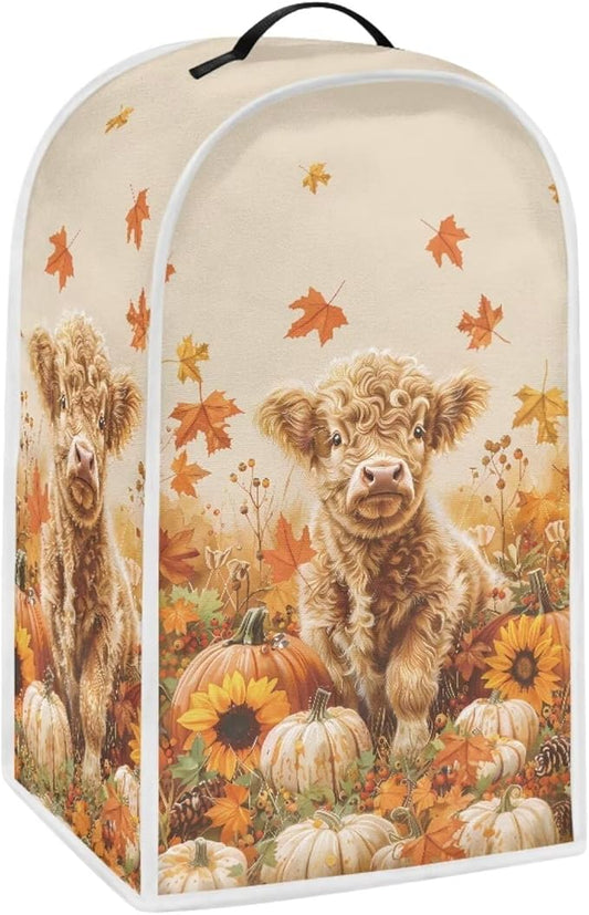 Highland Cow Blender Cover for Kitchen Small Appliance Dust Cover Fall Kitchen by HUISEFOR