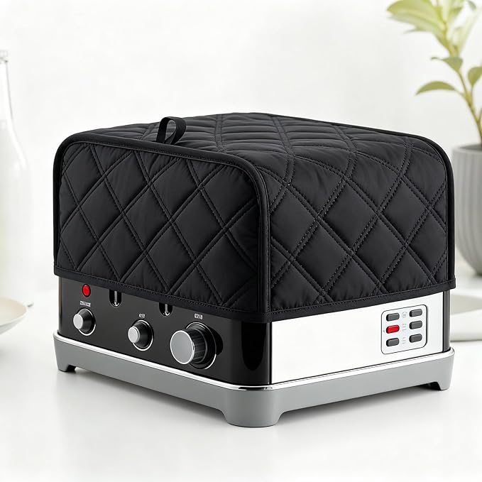 Toaster Cover 2 Slice, 11.4 x 7.5 x 7.9in Universal Size Toasters Dusts Covers - Image 3