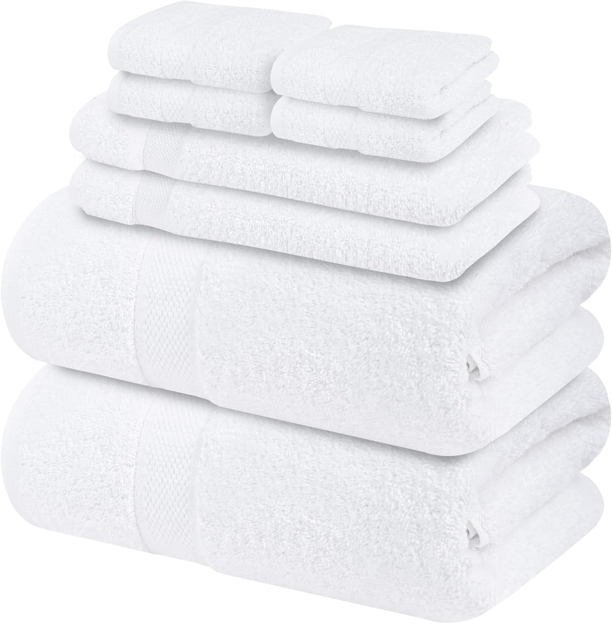 infinitee xclusives 100% cotton bath towel set –, front angle view