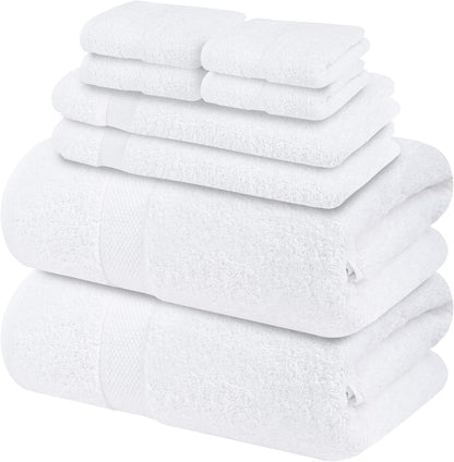 infinitee xclusives 100% cotton bath towel set –, front angle view