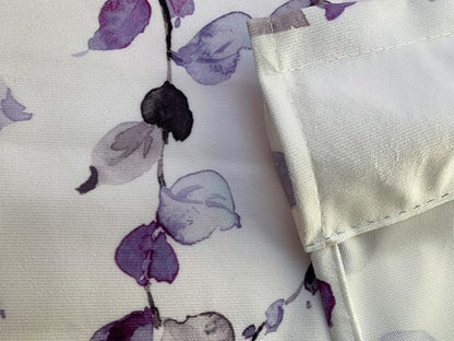 2 Pack Watercolor Purple Leaves Window Valance - Image 4