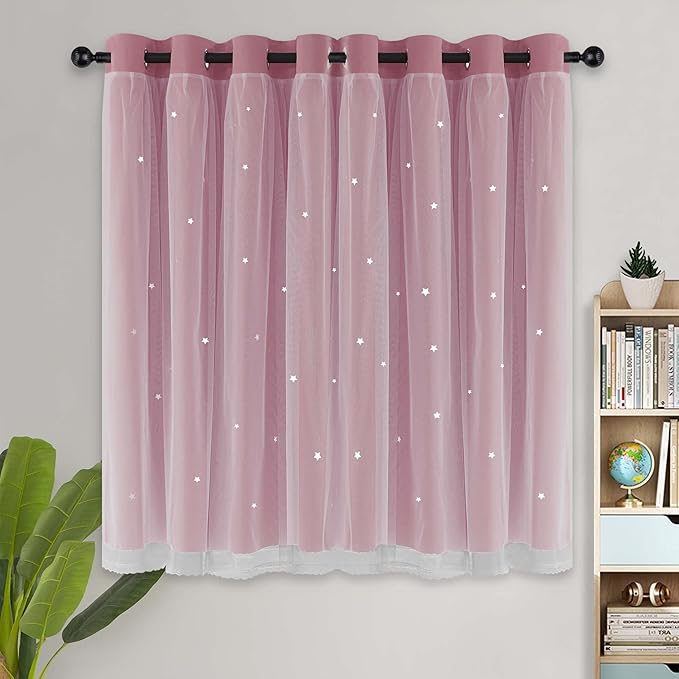 Kinryb Princess Curtains for Girls Bedroom - Image 7