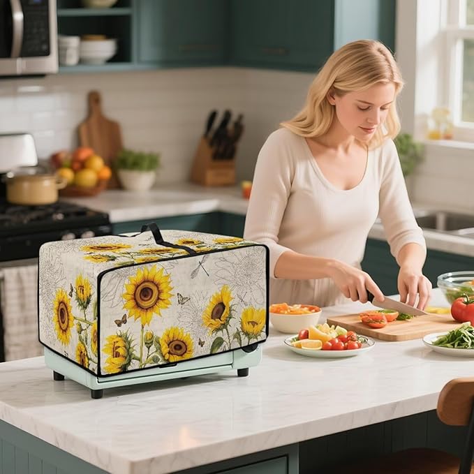 Microwave Oven Dust Cover Waterproof Toaster Oven Cover - Image 4