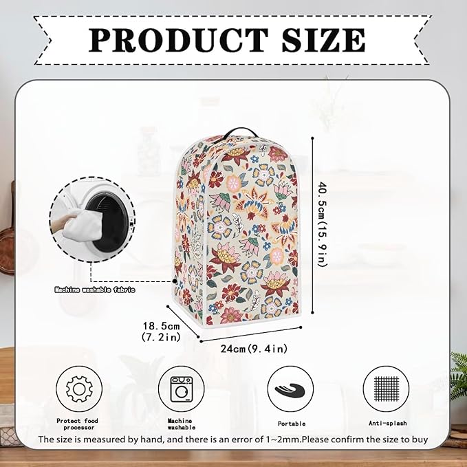 Print Blender Cover for Women Food Processor Covers Stand Mixer Appliance Cover - Image 6