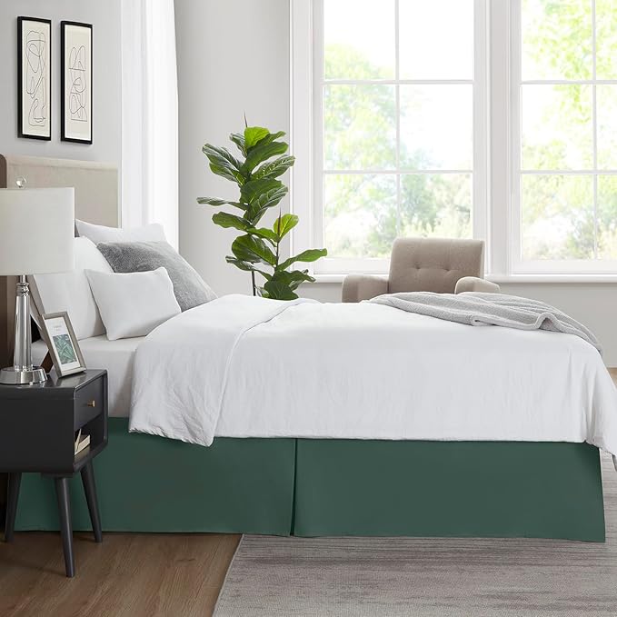 Nestl Forest Green Twin Bed Skirt - Image 7