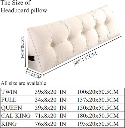 SAMTY Husband headboard Pillow Large Back Rest Support Reading Pillows - Image 2
