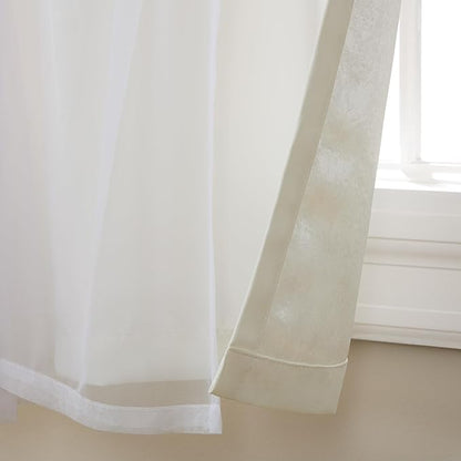 TOWN & COUNTRY LUXE Talia Double Layer Indoor Curtains, Sheer and Room - Image 2