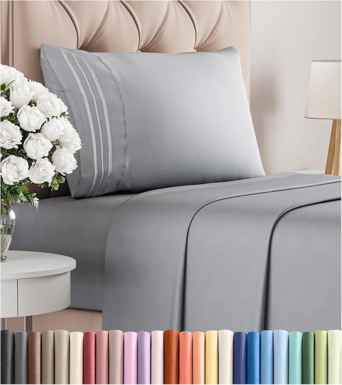 Twin XL Size 3 Piece Sheet Set by CGKUnlimited