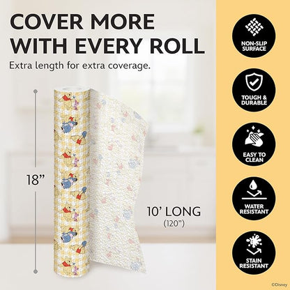 Disney Non Adhesive Shelf Liner – 18”x 10 ft Water-Resistant Drawer Liners - Image 6