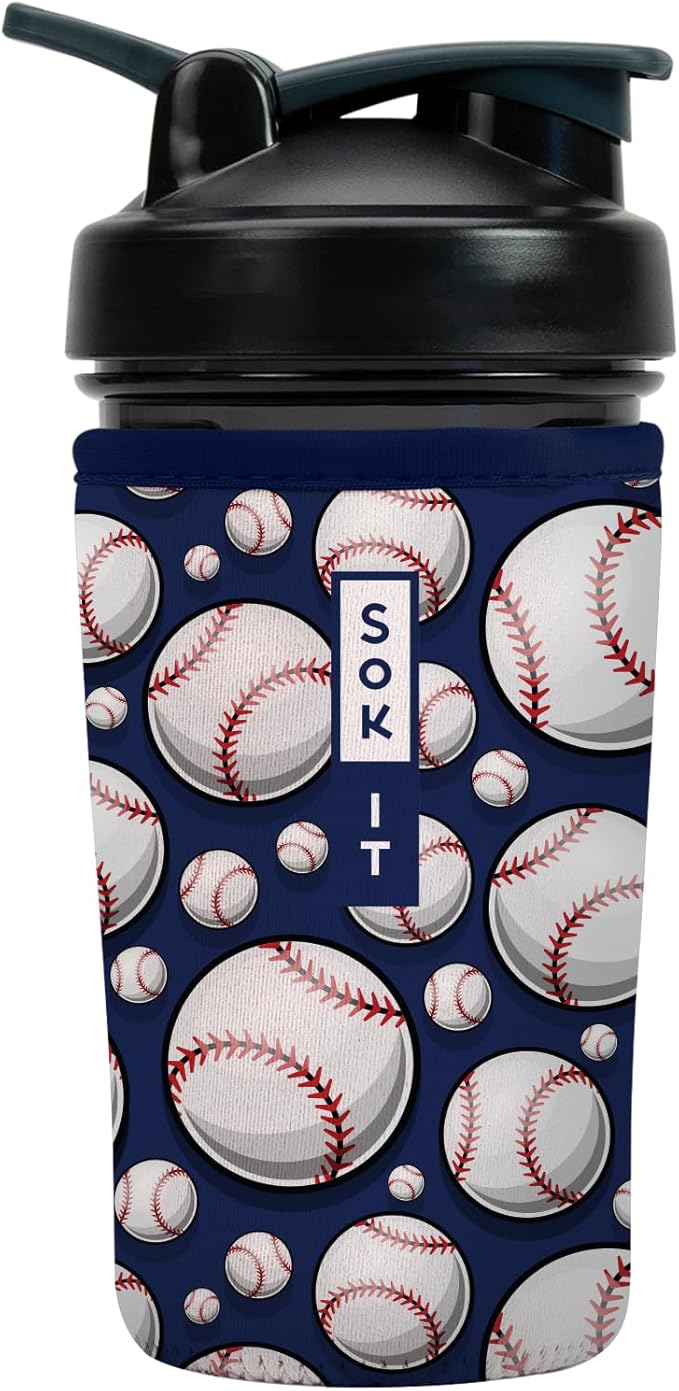 Sok It BotlSok Protein Blender Shaker Bottle Sleeve Insulated Neoprene Cover by SokIt