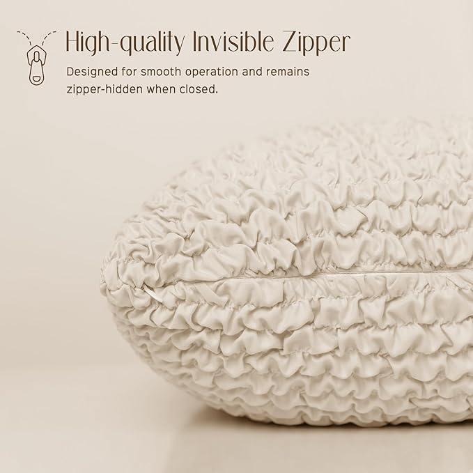 Decorative Throw Pillow Cover Elastic Couch Pillow Covers 18 x 18 & 20 x 20 Inch - Image 6