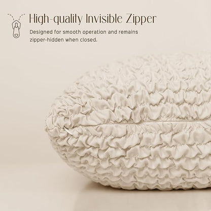 Decorative Throw Pillow Cover Elastic Couch Pillow Covers 18 x 18 & 20 x 20 Inch - Image 6