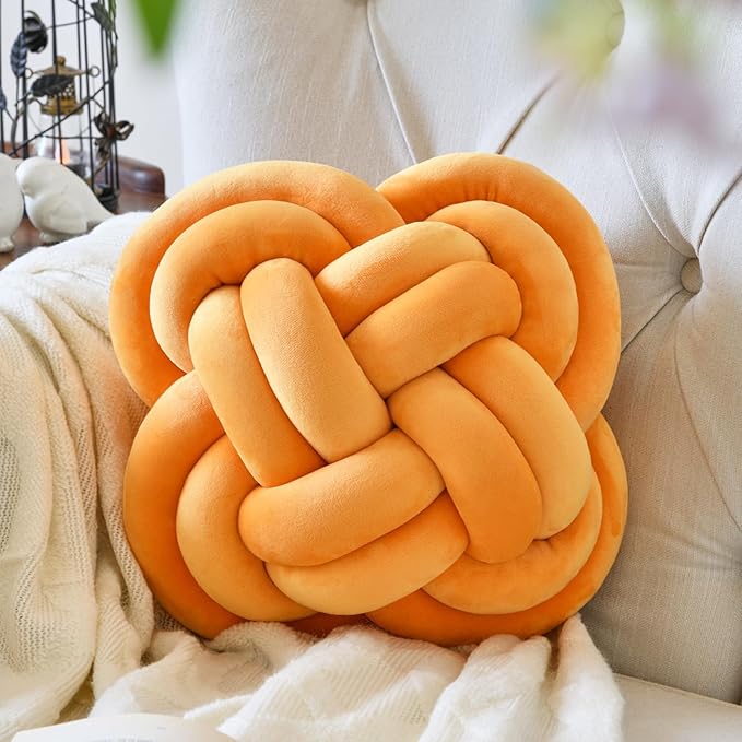 Xuyier Knot Pillow Ball, Decorative Throw Pillows by Xuyier