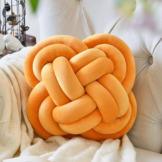 Xuyier Knot Pillow Ball, Decorative Throw Pillows by Xuyier