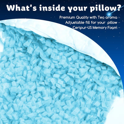 kucey cooling side sleeper pillow for neck and, package contents
