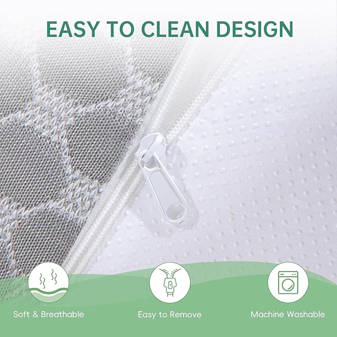 Memory Foam Mattress Cooling Gel Size Matress in A Box Bed Frame Pressure - Image 4