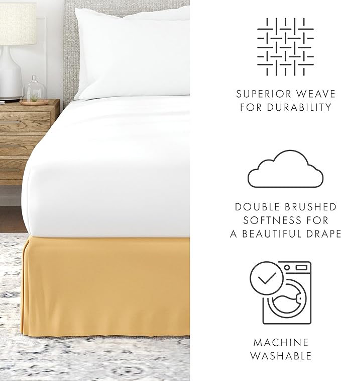 Linen Market Bed Skirt - Image 5