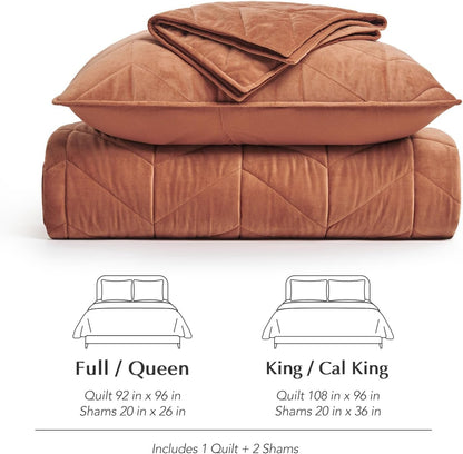 evergrace 3 pieces luxurious queen velvet quilts, ultra, view 9