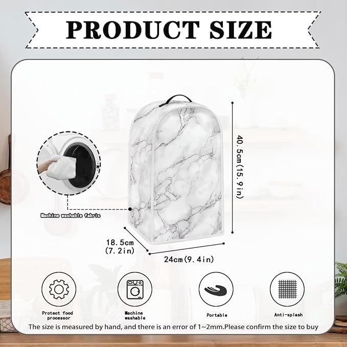 Sunflower Blender Covers for Kitchen Yellow Appliance Cover Washable Anti-Stain - Image 5