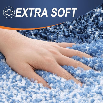 OLANLY Bathroom Runner Rugs 59x20, Extra Soft Absorbent Microfiber Bath Rugs - Image 2