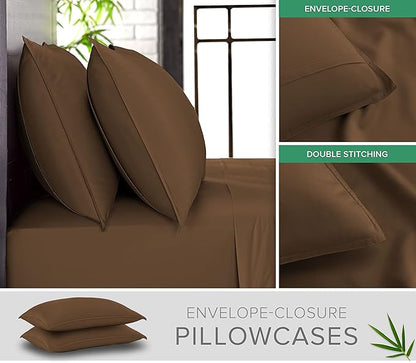 Pure Bamboo Queen Sheets, Genuine 100% Organic Viscose Derived from Bamboo Bed - Image 3