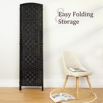 rhf room divider panel,partition room dividers,3panel privacy screen,black showing dimensions