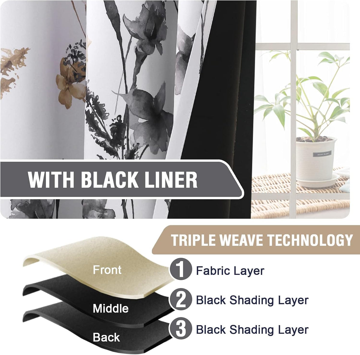 h.versailtex 100% blackout curtains 84 inch length 2 showing dimensions