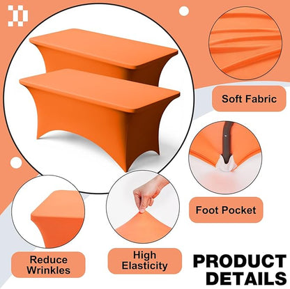 Trlyc 2 Pack 4FT Spandex Table Cloth - Image 3