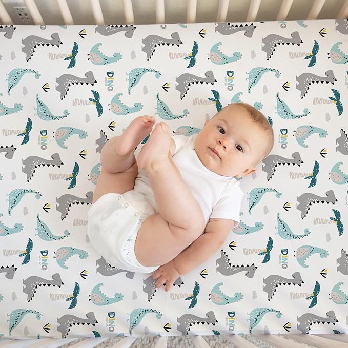 BROLEX Baby Fitted Crib Sheets: Kid Crib Sheets - Image 3