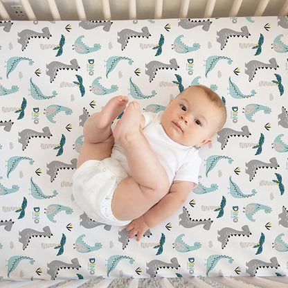 BROLEX Baby Fitted Crib Sheets: Kid Crib Sheets - Image 3