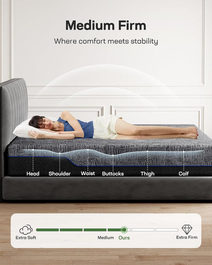marsail adjustable bed frame full with mattress &, view 11